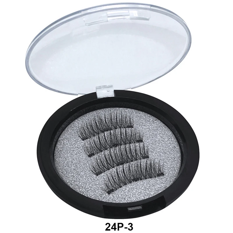 Новые Накладные ресницы на магнитах с 3 магнитами ручной работы 3D/6D магнитные