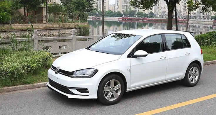 Для Golf ABS защита выхлопного отверстия заднего бампера для- GOLF 7 набор бампер задняя Передняя Лопата задний спойлер