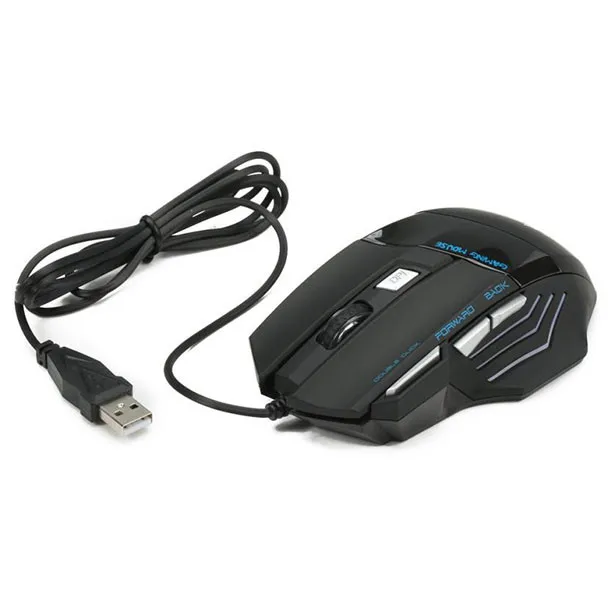 6D Проводная игровая мышь USB 3200 точек/дюйм 6 кнопок LED оптическая профессиональная