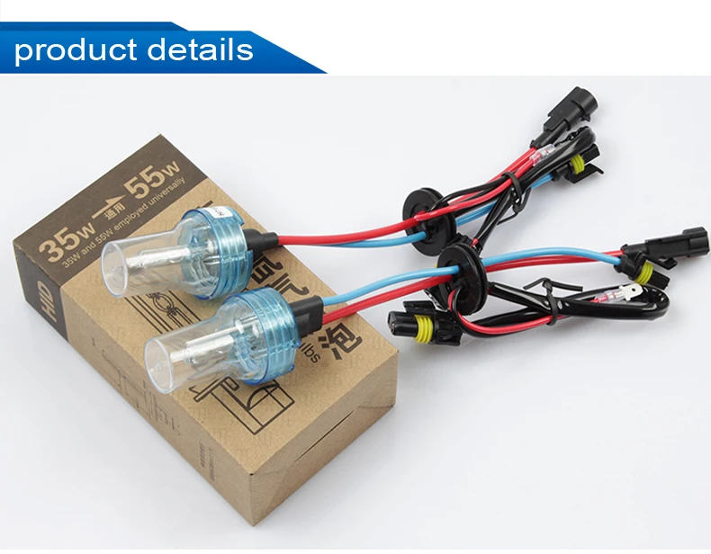 2 шт HID ксеноновые лампы 35 Вт H1, H3, H7, H11, HB3, HB4, H4 биксенон Быстрый старт анти-УФ супер яркие Автомобильные фары 3000K 4300K 6000K