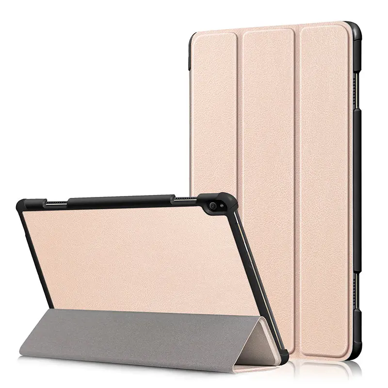 TAB P10 - Gold Чехол для lenovo Tab P10 10,", Чехол TB-X705F TB-X705L, умный чехол из искусственной кожи с магнитной подставкой, Жесткий Чехол для lenovo Tab P10 - Цвет: TAB P10 - Gold