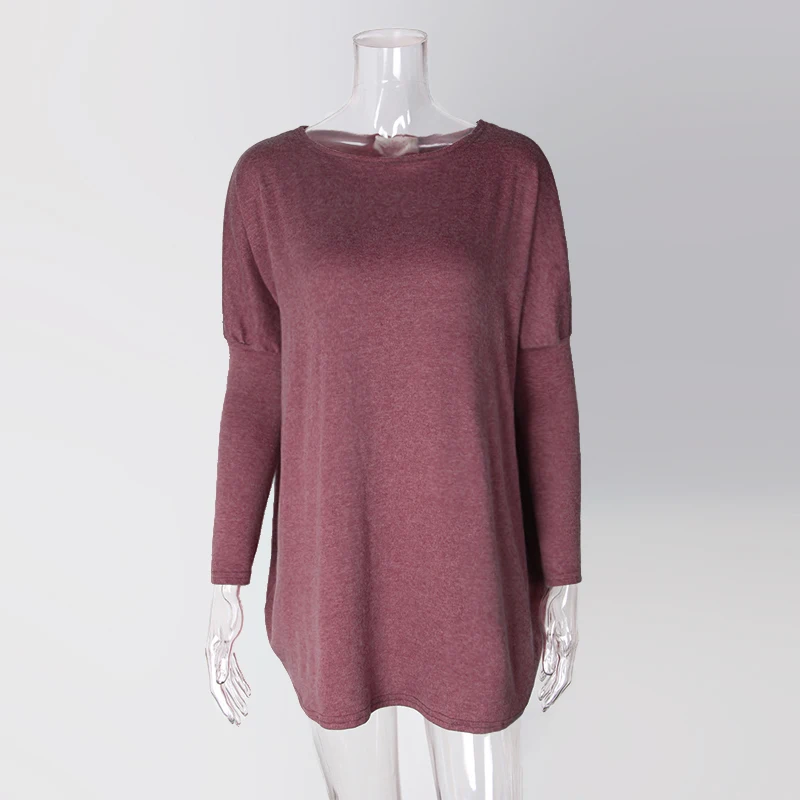 Свитер топы женские осенне-зимние пуловеры больших размеров с длинным рукавом