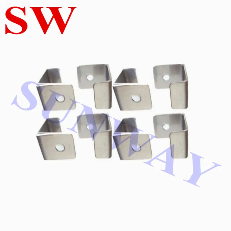 8 шт./лот из нержавеющей стали стеклянный зажим для столешницы Коктейльная