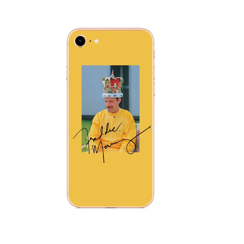 Freddie Mercury Rainha Band Qualidade Роскошный чехол для телефона iPhone 8 7 6 5 4 Plus X XS max 11 11PROMAX матовый