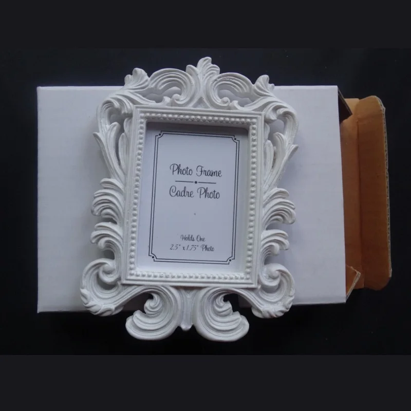 200 шт. в викторианском стиле белая и черная картина барокко/фоторамка держатель