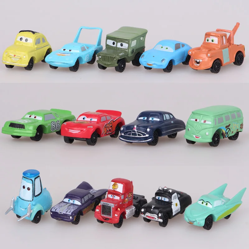 Игрушки Disney 3 5 см 14 шт./компл. Pixar мини Экшн фигурки из ПВХ модель высоких кукол