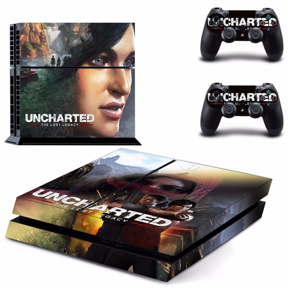 Uncharted The Lost Legacy PS4 кожи Стикеры наклейка для Sony Игровые приставки 4 консоли и 2