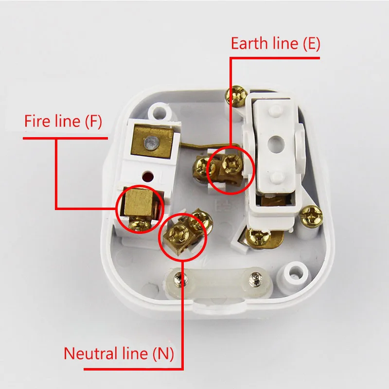 10A AU 3 Pin AC Rewireable Удлинительный шнур Кабельный разъем с плавленой штепсельной