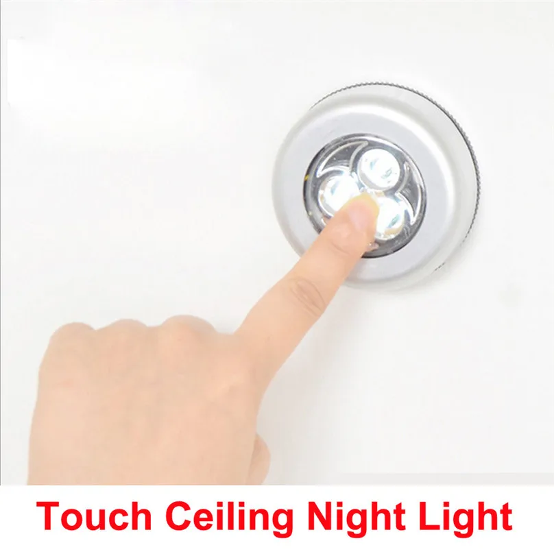 5 шт. светодиодные лампы с батарейным питанием беспроводной Ночной свет палка на