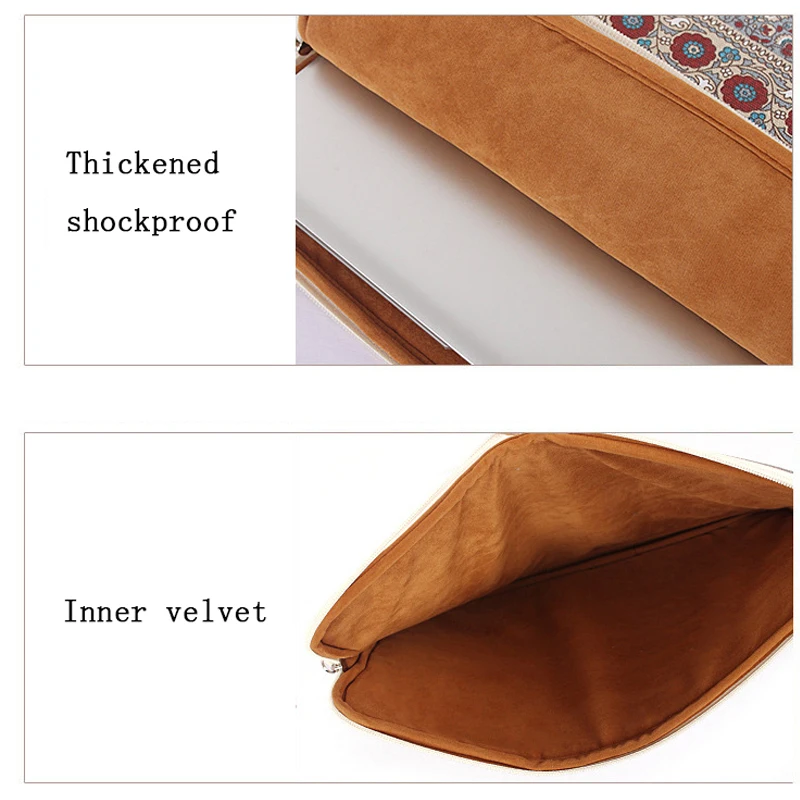 Женская Холщовая Сумка с принтом для ноутбука Macbook Pro 13 11 12 14 15 Xiaomi Samsung Lenovo Asus