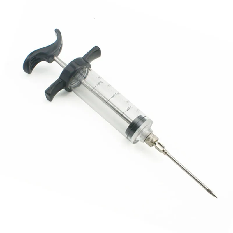 Инжектор маринада 1 унция с иглой 3 дюйма из нержавеющей стали инжектор со вкусом