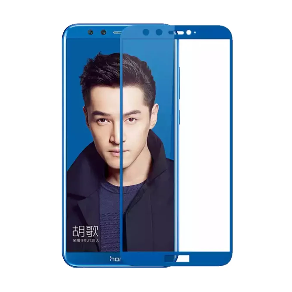 Blue Защитное стекло на honor 9 lite закаленное стекло для huawei honor 9 светильник huawei i honor 9 9 lite Защитная пленка для экрана - Цвет: Blue