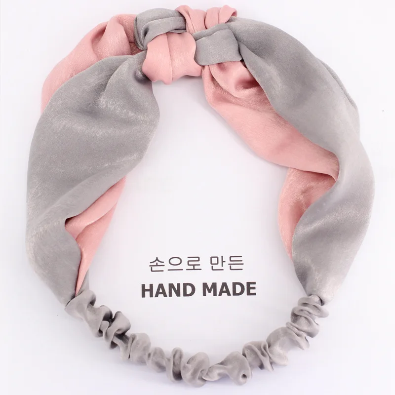 Женский аксессуар для волос TWDVS простой бантик в стиле пэтчворк эластичная