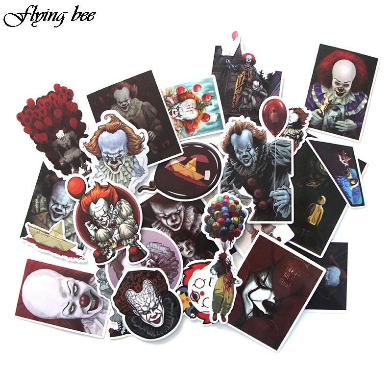 100 компл./лот Flyingbee 24 шт./компл. привидения наклейки забавные детские игрушки