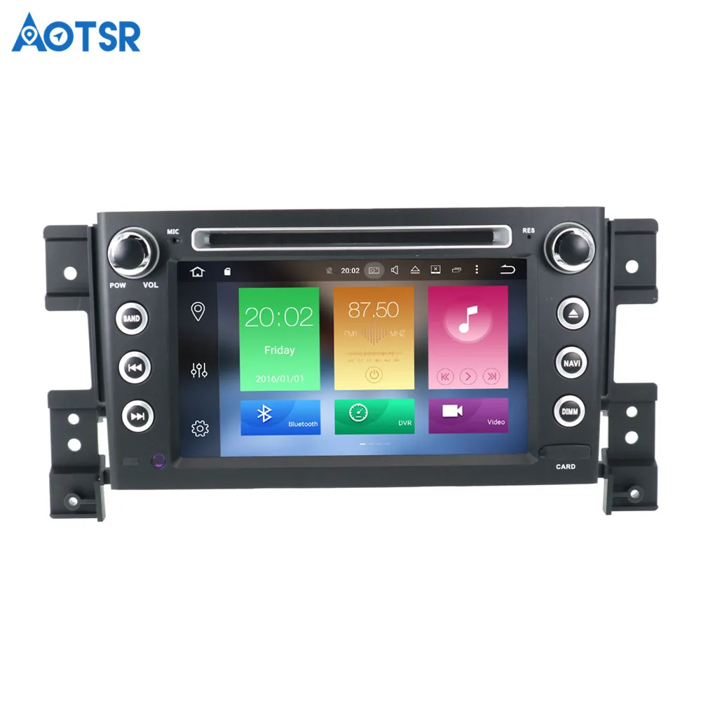 Aotsr Android 8 1 автомобильный gps-навигация dvd-плеер для SUZUKI GRAND VITARA 2006-2010 мультимедиа