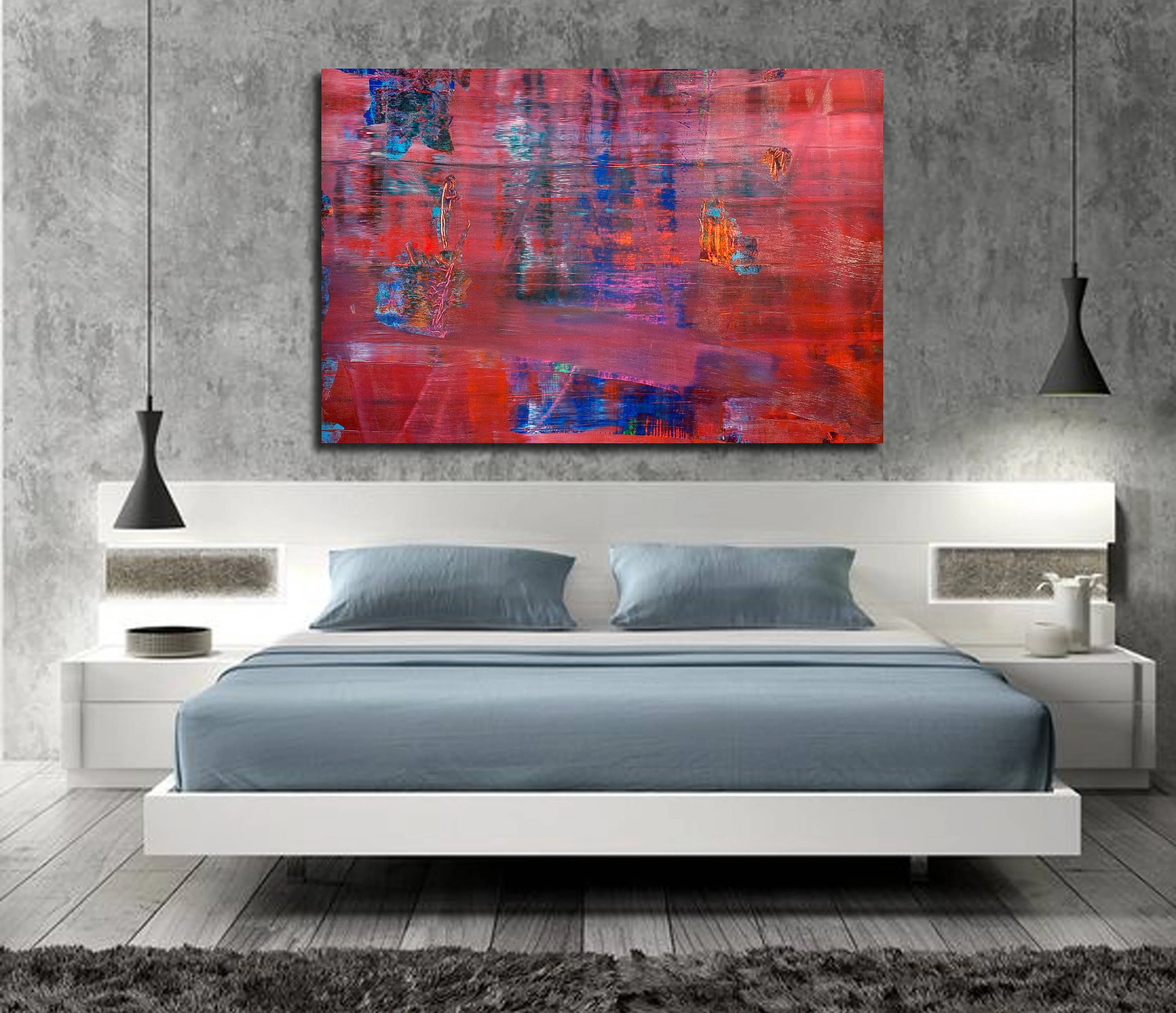 

Abstract Painting Colorful Canvas Wall Pictures for Living Room Office Bedroom Modern Canvas Oil Painting