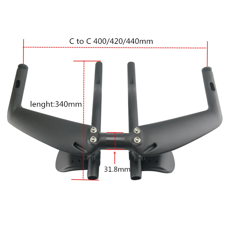 RXL SL велосипедный Руль дорожный триатлонный руль UD матовый 400/420/440 мм углеродный
