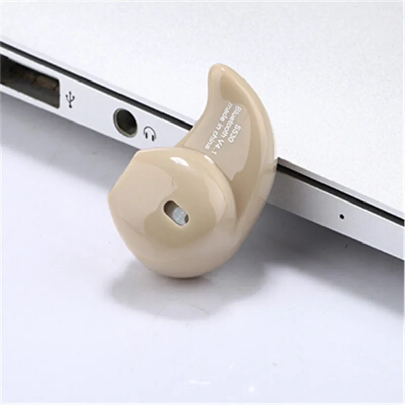 Gold Bluetooth S530 беспроводные портативные мини наушники-вкладыши стерео Бас Музыкальные спортивные наушники для iOS Android PK I7s i8 i9s - Цвет: Gold