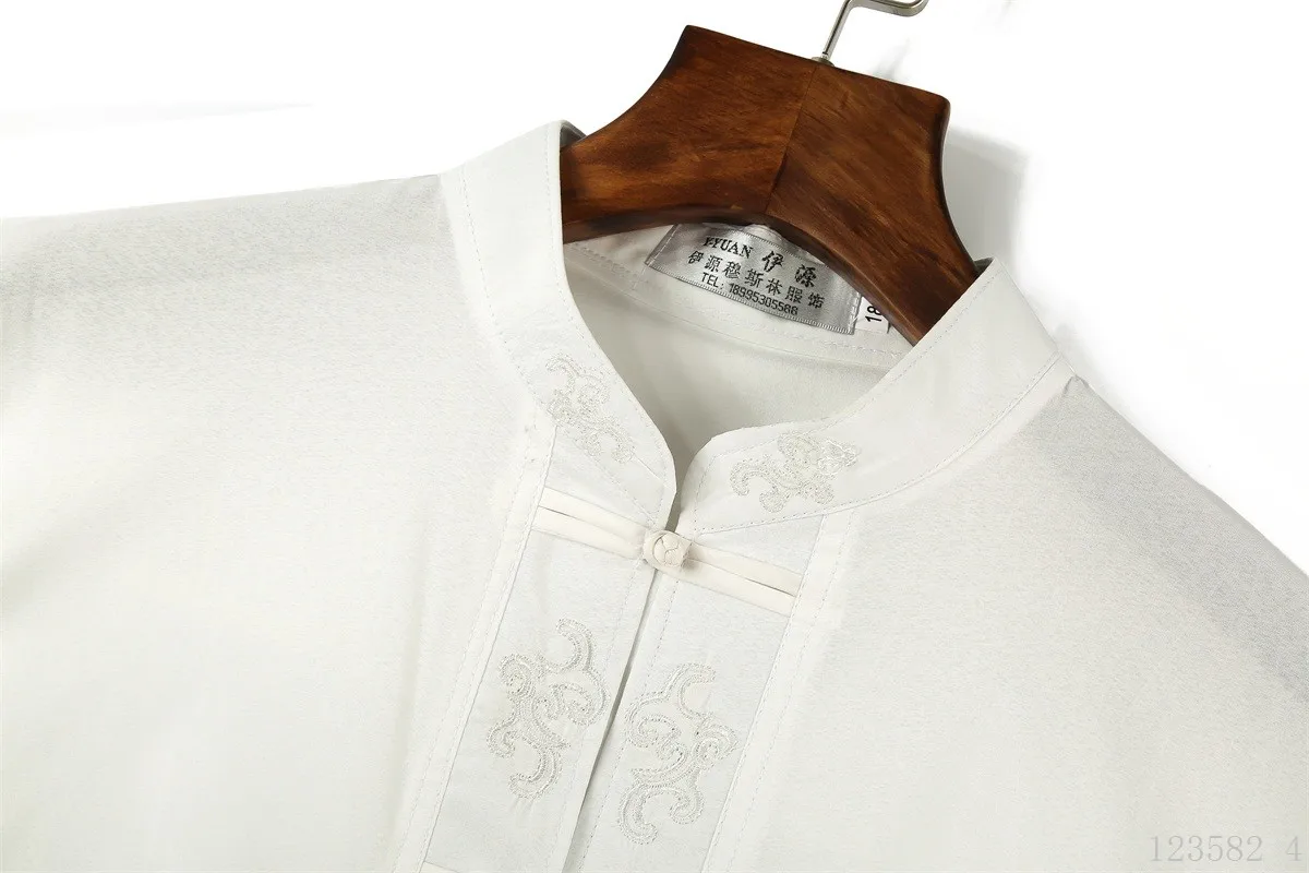 Костюм Kurta мужской из хлопка и льна комплект двух предметов пакистанские