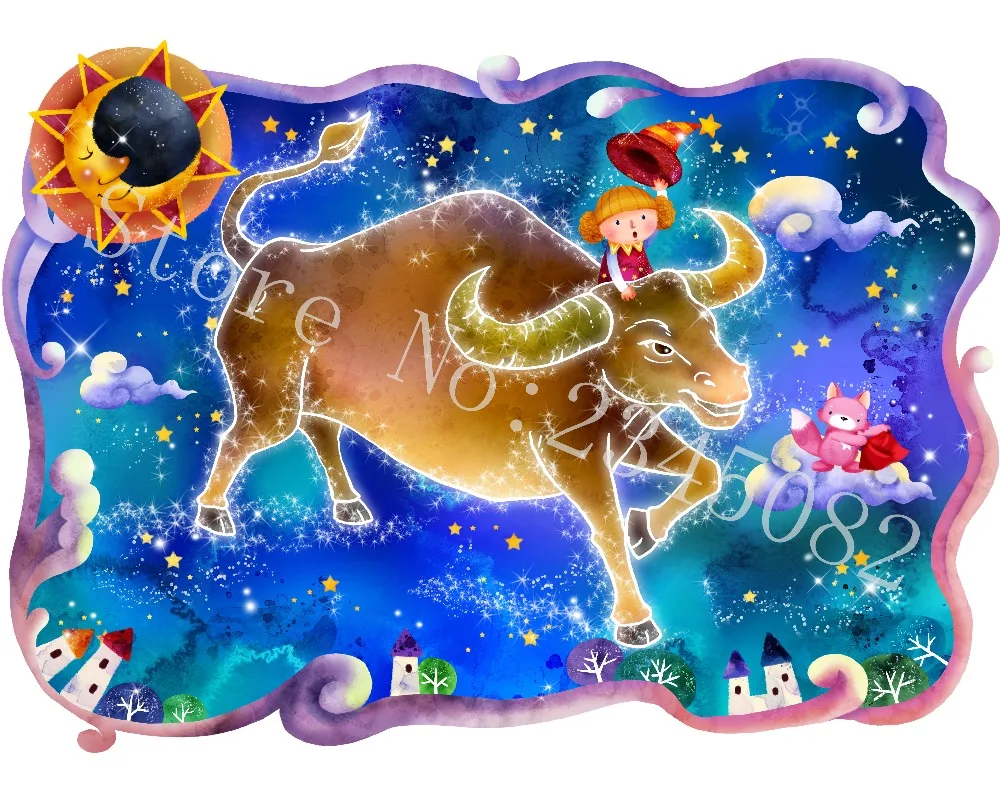Snowlover 5D Full DIY Diamond Embroidery square constellation Painting Cross Stitch 3D Mosaic Constellation830 | Дом и сад