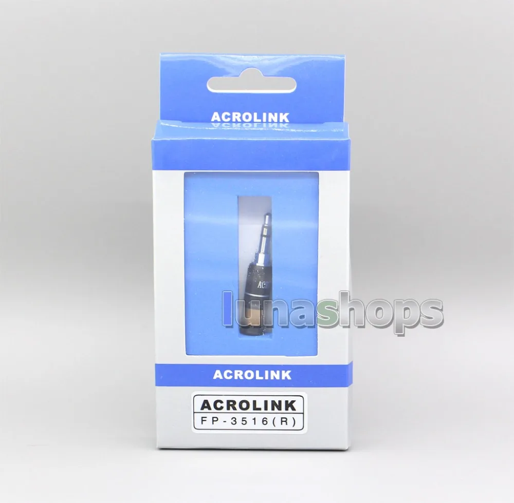 LN005024 S Размер Acrolink FP-25 3,5 мм золото/родий покрытие ручная работа баррель разъем адаптера