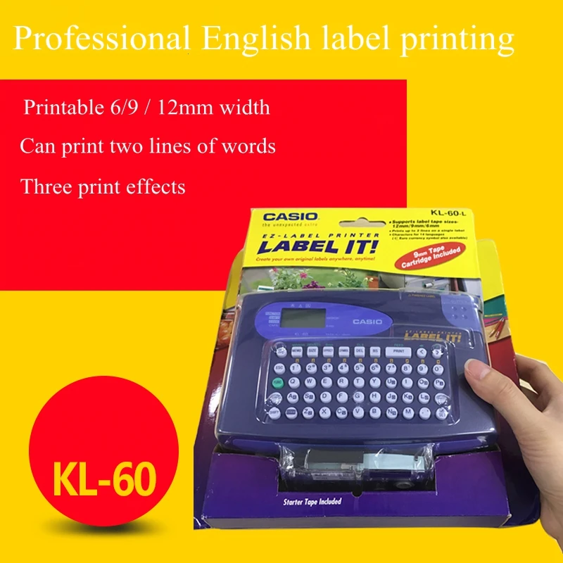 Оригинальная Справочная портативная машина для печати этикеток на английском