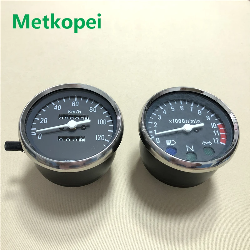 Мотоцикл GN125 Спидометр одометр тахометр для Suzuki 125cc GN 125 индикатор запасные