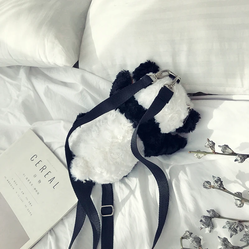 2018 Новый Panda Форма рюкзак Для женщин милые мягкие игрушки женская мода маленький