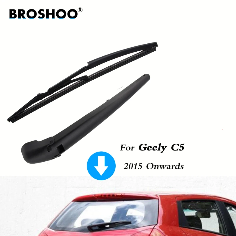 BROSHOO Car Rear Wiper Blades Back Windscreen Arm For Geely C5 Hatchback (2015 Onwards) 345mm Auto Accessories Styling | Автомобили и