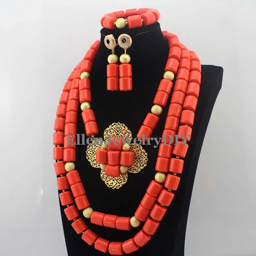 Новое ожерелье браслет серьги костюм африканские бусины комплект ювелирных