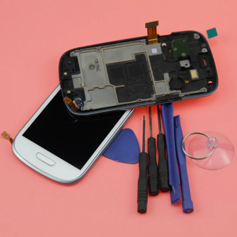 I8190 ЖК дисплей для Samsung S3 Mini дигитайзер сенсорный экран полная сборка Запчасти
