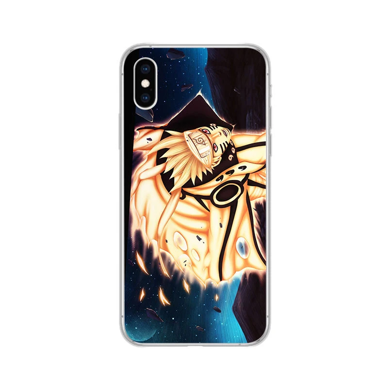Новое поступление прозрачный чехол из ТПУ с Наруто для IPhone X 8 7 6 S Plus XS XR XSMAX