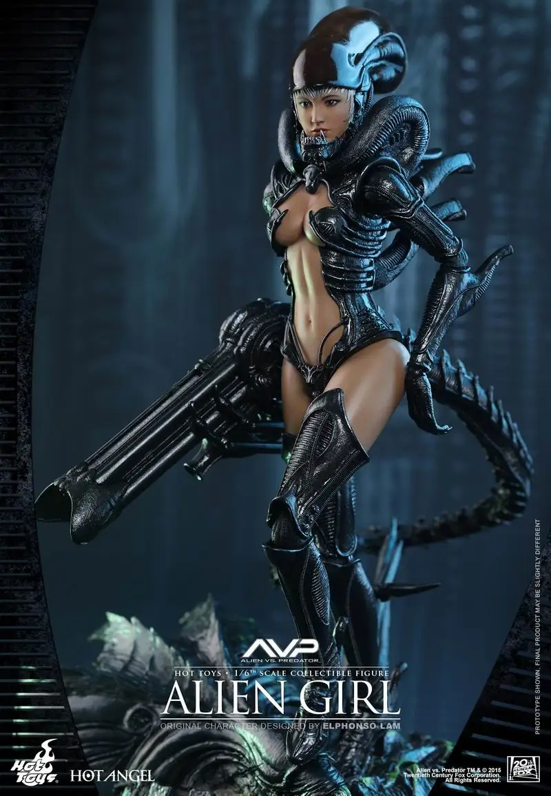 HT HOTTOYS 1/6 AVP Aliens Vs. Predator Alien Girl Коллекция фигурка для фанатов подарок на праздник