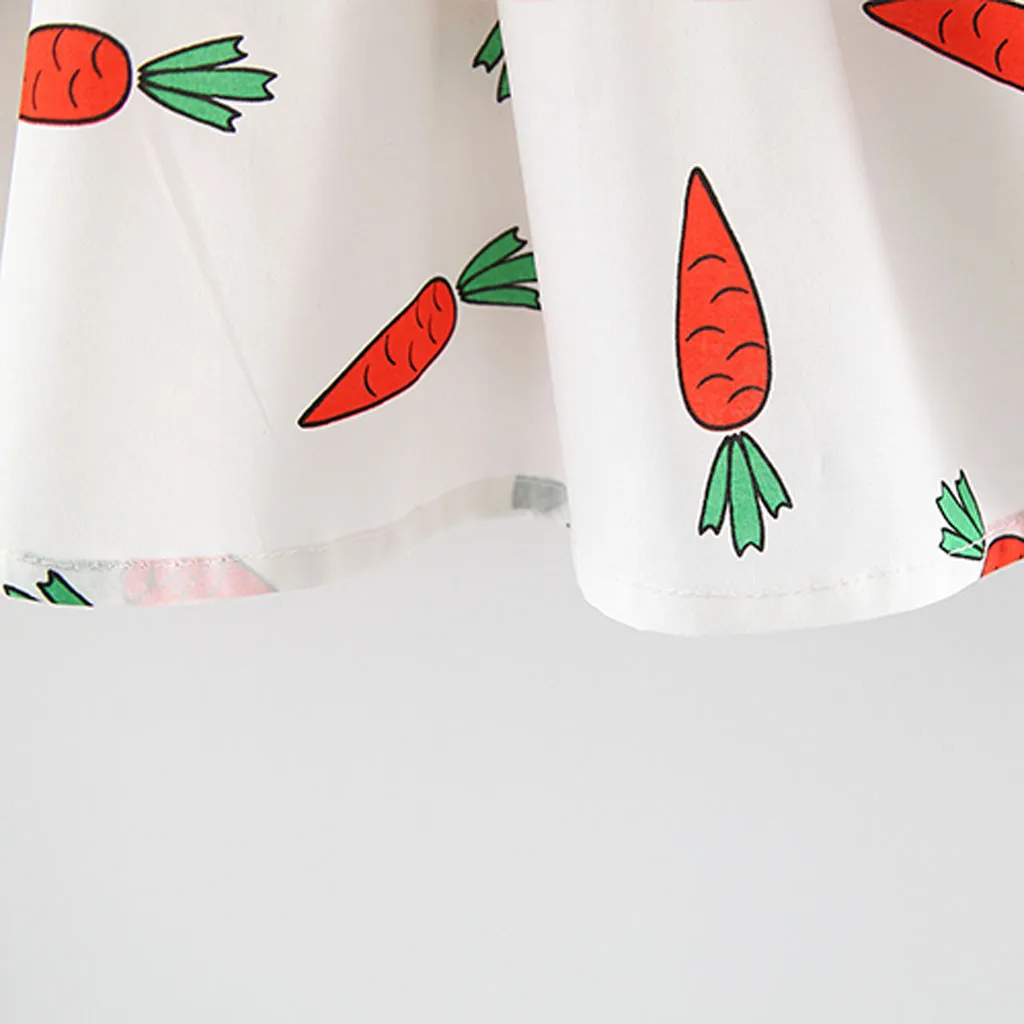 SAGACE Bow Carrot Princess Dress For Girls Kids Summer Sleeveless Beach Toddler Baby Ball Gown Girl Dresses | Детская одежда и