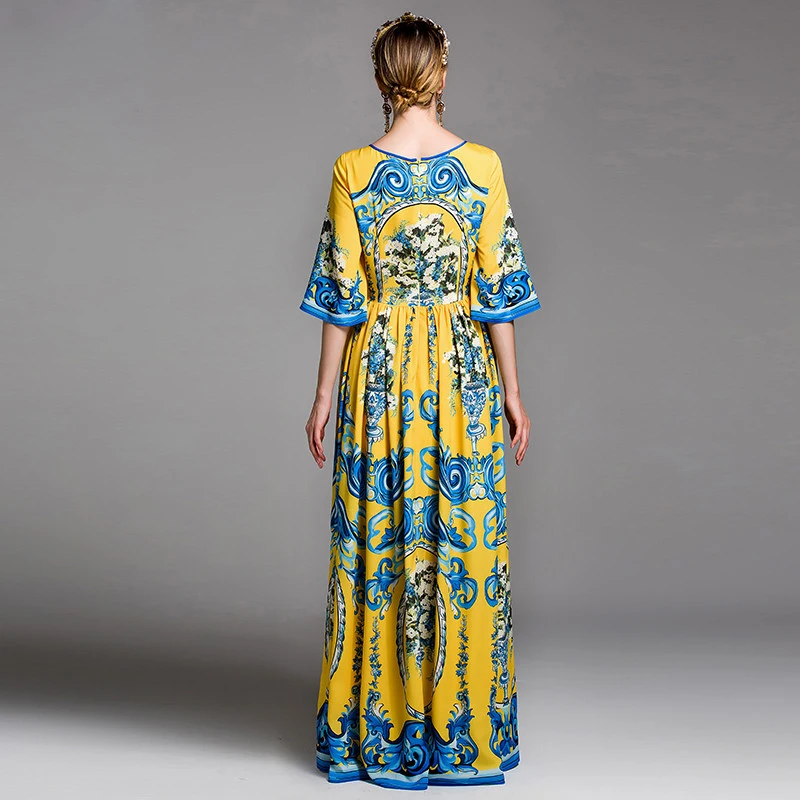 Женское модельное платье макси дизайнерское винтажное длинное в пол с