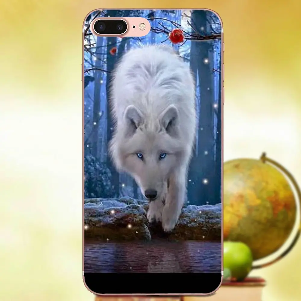 Мягкий крутой лучший для Galaxy J1 J2 J3 J330 J4 J5 J6 J7 J730 J8 2015 2016 2017 2018 mini Pro Wolf Blue Eyes |