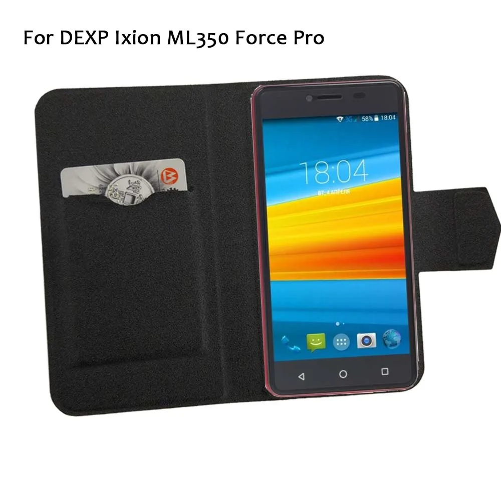 5 видов цветов жарко! DEXP Ixion ML350 Force PRO Кожаный чехол для телефона Прямая поставка с