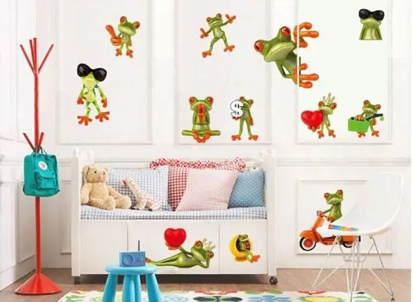 10 шт. 3D наклейки на зеркало заднего вида|car styling|frog stickersticker car |