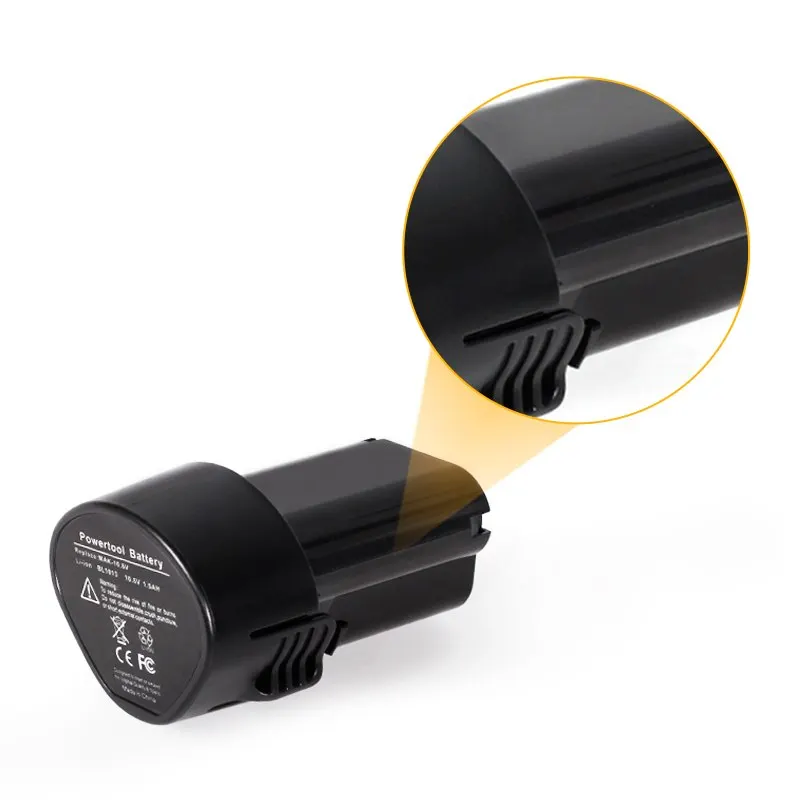 YHR 1Pc 10.8V 1500mAh Li-Ion BATTERY for MAKITA BL1013 BL1014 194550-6 194551-4 LCT204 DF330D TD090D Electric Power Tools | Компьютеры и
