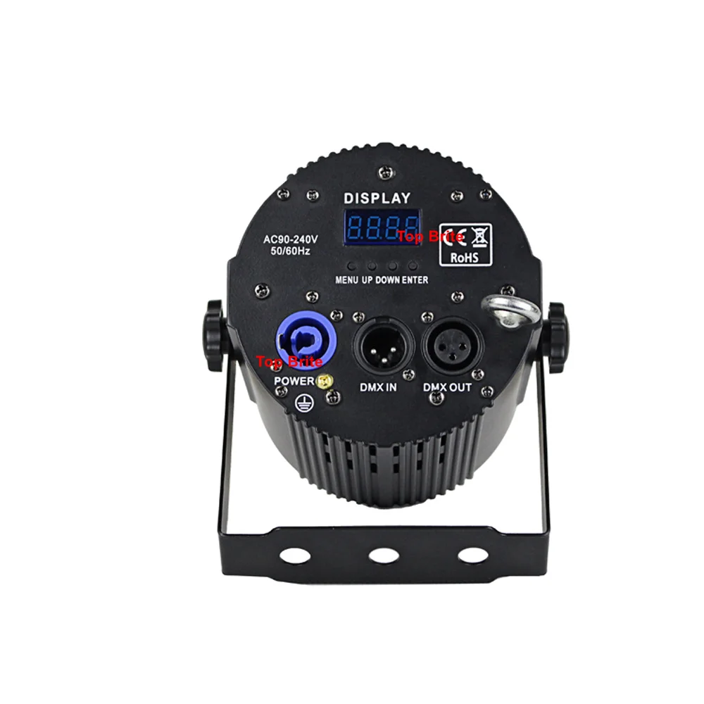 Светодиодный сценический прожектор Par 4X10W RGBW 4 в 1 DMX 512 с зумом эффектом потертости