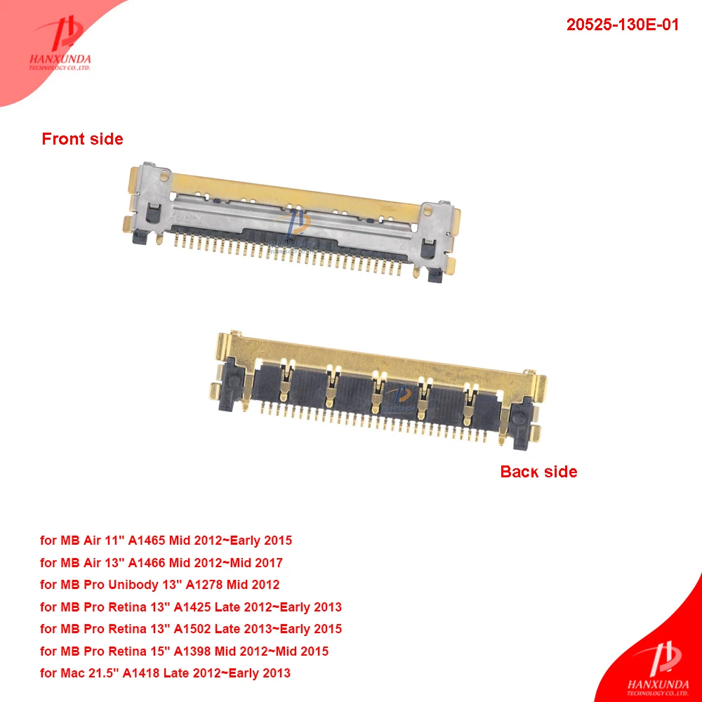 Кабельный разъем Hanxunda для a1370 a1369 a1418 a1398 a1502 a1466 a1425 a1278 a1465 LCD LVDS/DisplayPort (DP) 30