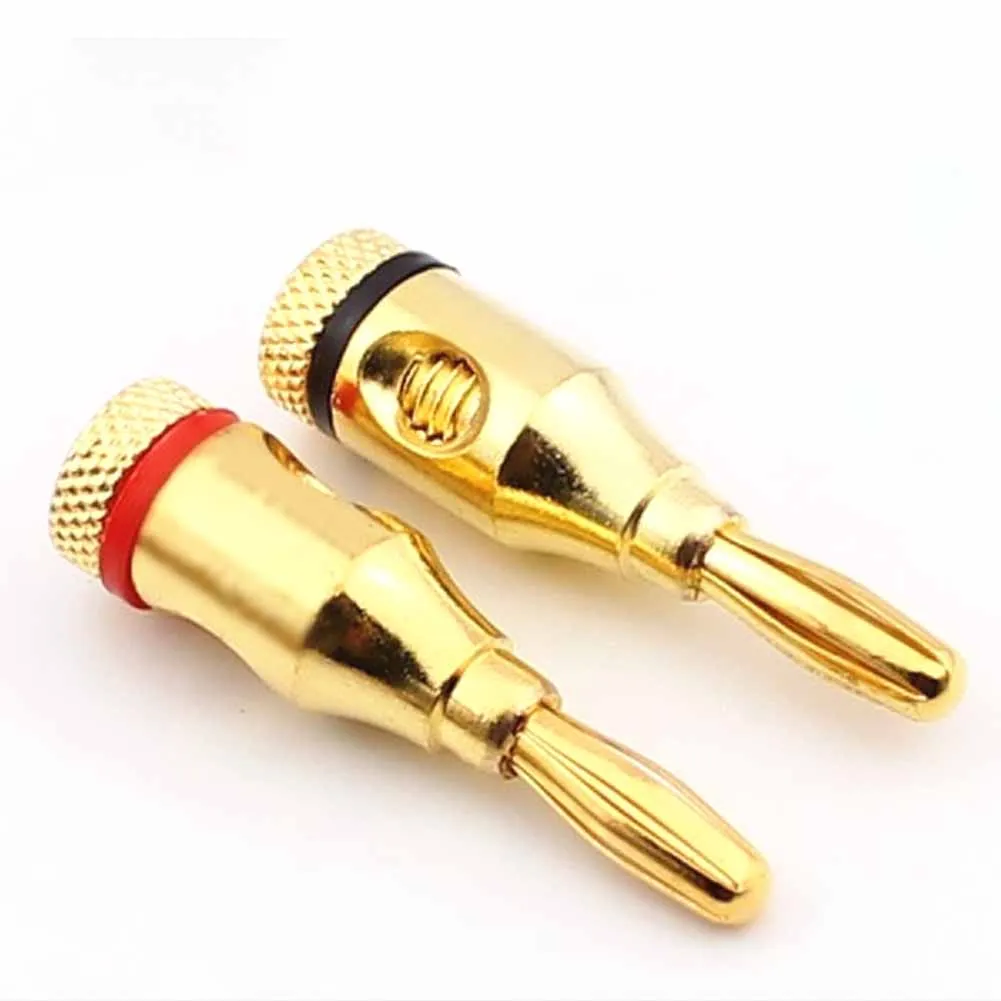Новые 20 шт. разъем позолоченный музыкальный провод кабеля динамика винт банан