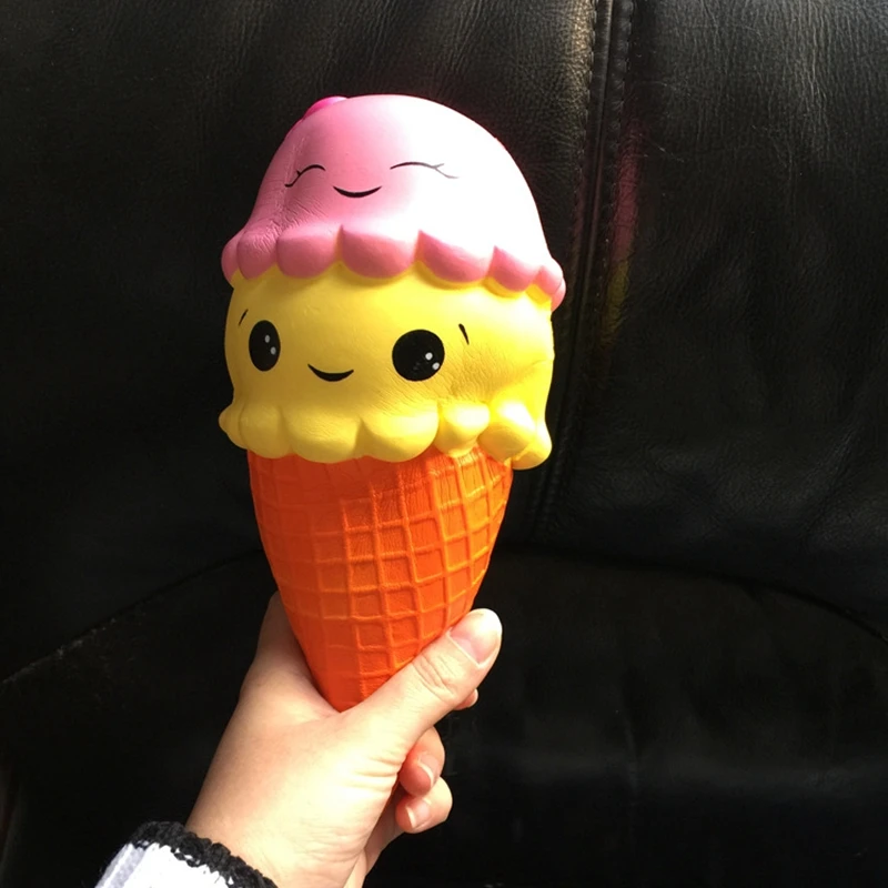 Jumbo Squishy мороженое 22 см замедлить рост мягкие хлюпает прекрасный стресса игрушка