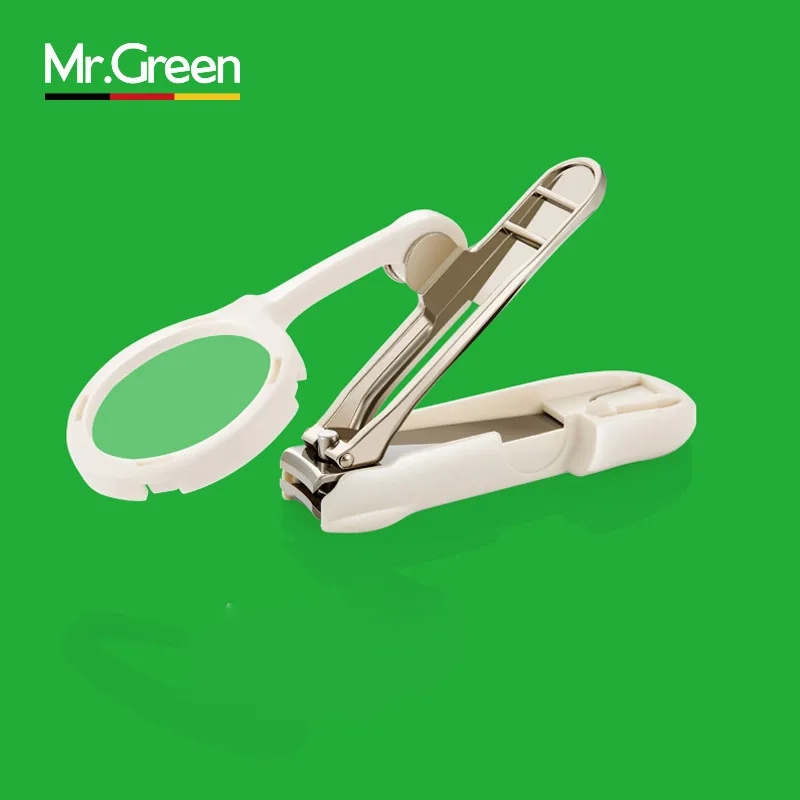 Машинка для стрижки ногтей MR.GREEN с увеличительным стеклом пожилых людей|Ножницы и