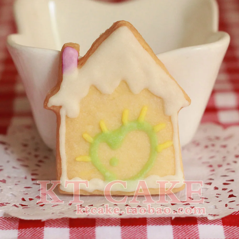 10 шт. Рождественский домик металлический резак для печенья украшения мастики