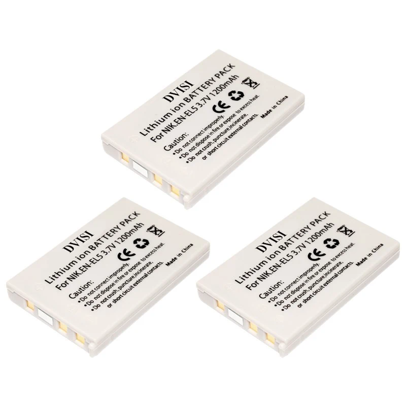 DVISI 4 шт./лот EN EL5 батарея для камеры ENEL5 NIKON Coolpix P530 P520 P510 P100 P500 P5100 P5000 P6000 P90 P80|battery for