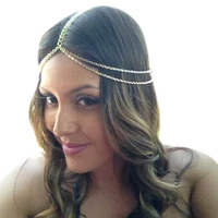 zuowen fashion gold silver color head chain jewelry ethnic women head adornment headband hair jewelry wholesale t020