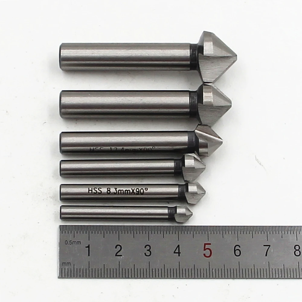 Сверло из быстрорежущей стали с прямым хвостовиком 6 шт./компл.|bit wallet|metal ballpointbit