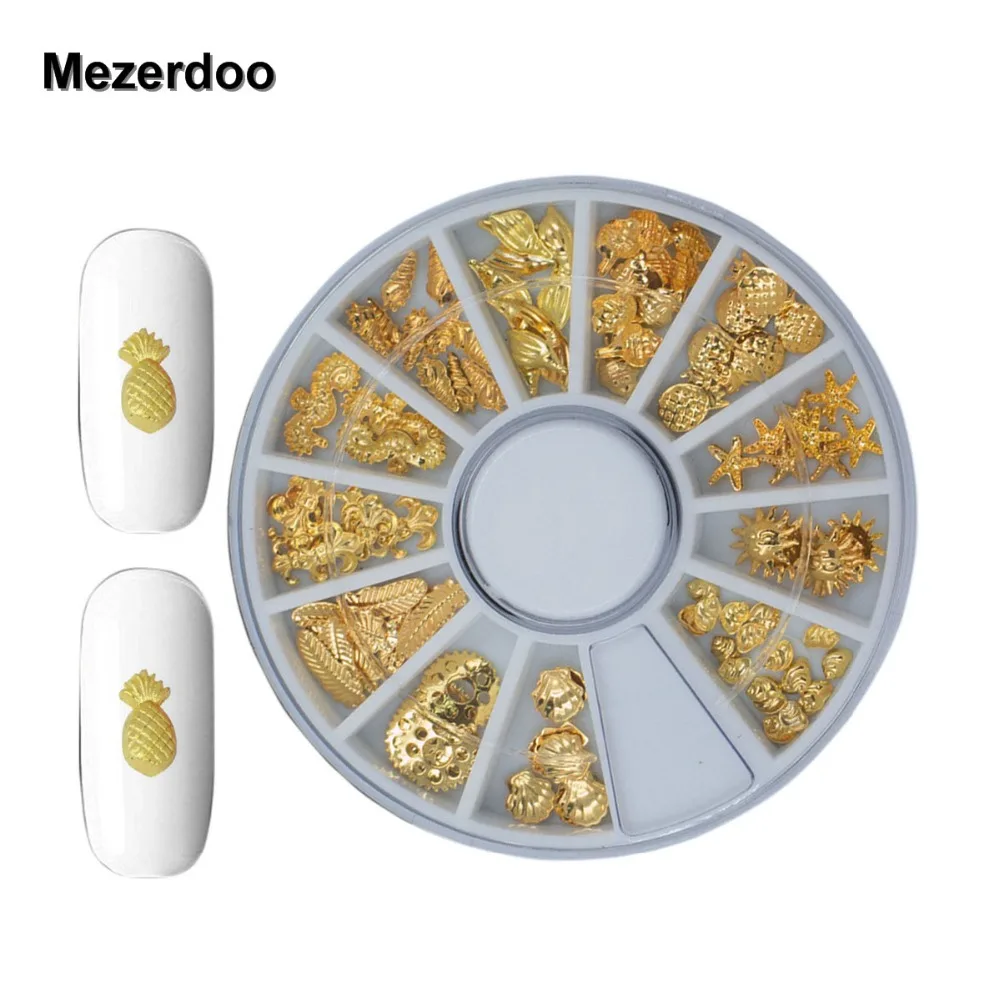 Ананас в виде Ракушки Морская звезда типа &quotбанан&quot 3D цвета: золотистый