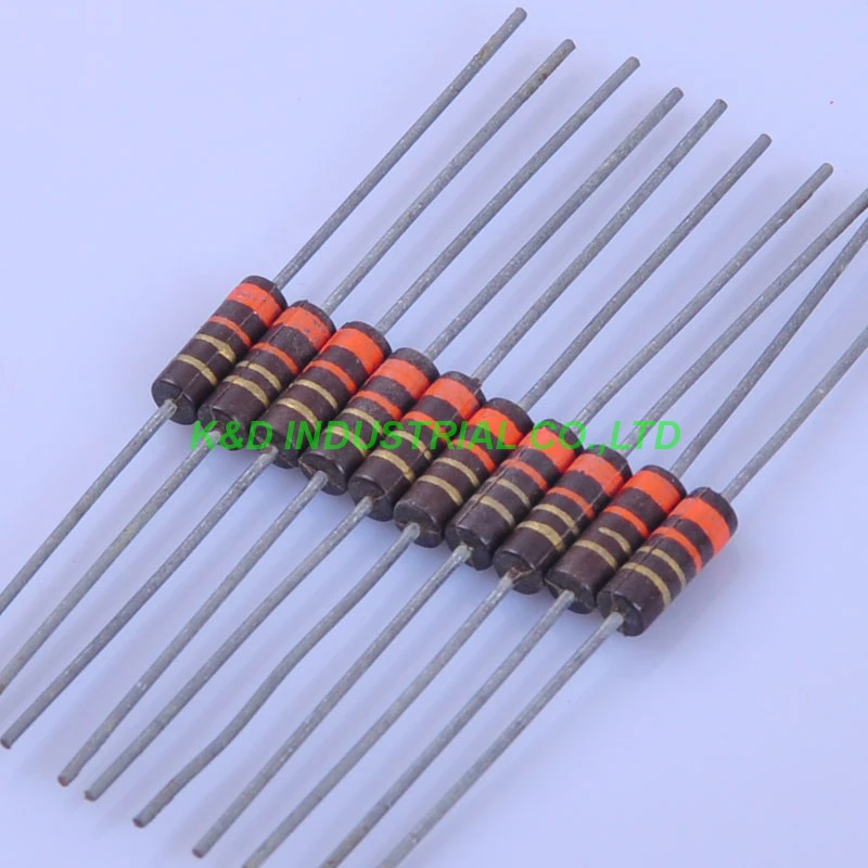 10 шт. винтажный резистор из карбона 0 5 Вт 3 3r Ом 5%|ohm|ohm resistor |